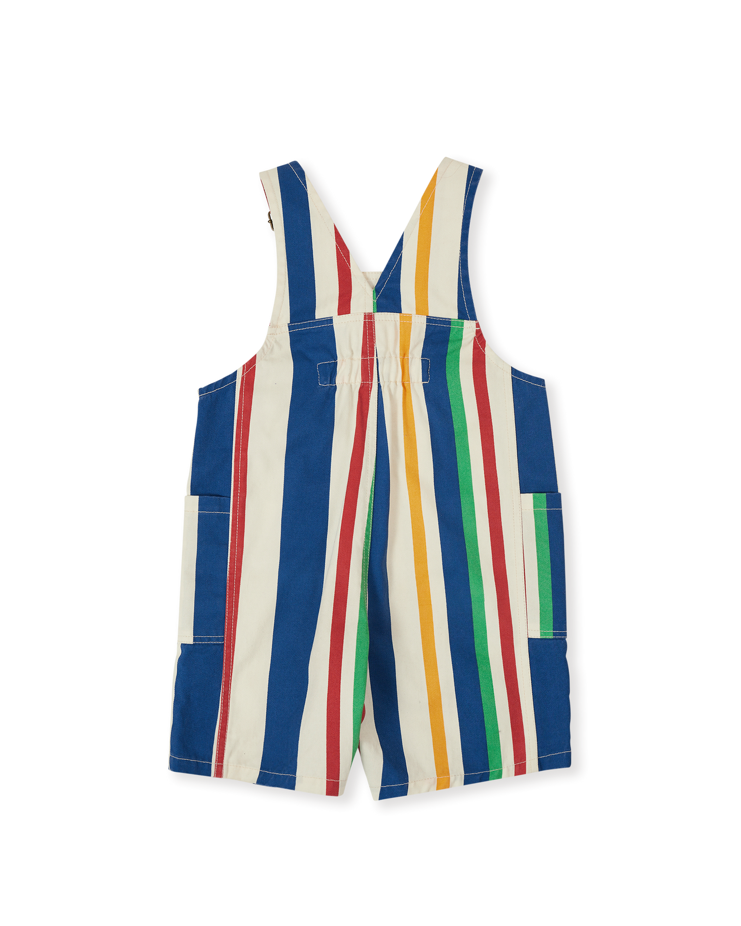 Goldie + Ace 90'S Bold Stripe James Denim Pocket Overalls