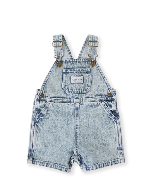 Goldie + Ace Burton Vintage Washed Denim Overalls