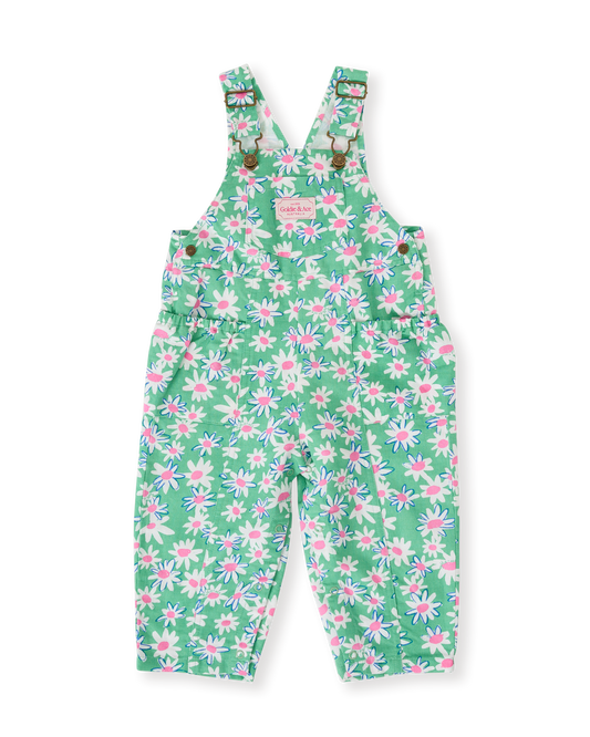 Goldie + Ace Daisy Patch Austin Pocket Overalls