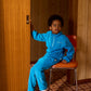 Goldie + Ace Bobbi Polar Fleece Sweater Lake