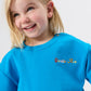 Goldie + Ace Ellis Terry Sweater Electric Blue