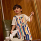 Goldie + Ace 90'S Bold Stripe James Denim Pocket Overalls