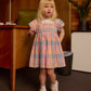 Goldie + Ace Rainbow Gingham Flo Smocked Dress