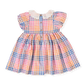 Goldie + Ace Rainbow Gingham Flo Smocked Dress