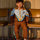 Goldie + Ace Retro Lightweight Sporty Pants Brown
