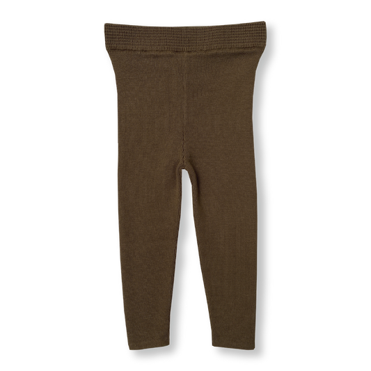 Grown Organic Ribbed Essential Leggings Clay