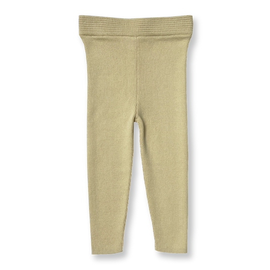 Grown Organic Ribbed Essential Leggings Pistachio