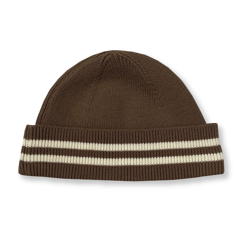 Grown Stripped Knitted Beanie