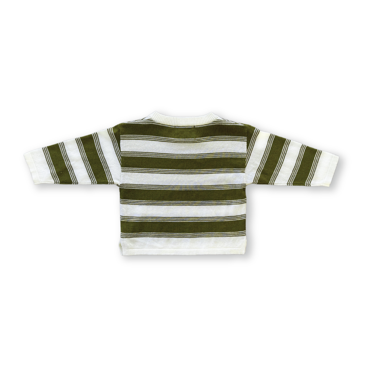 Grown Stripe Long Sleeve Tee Herb