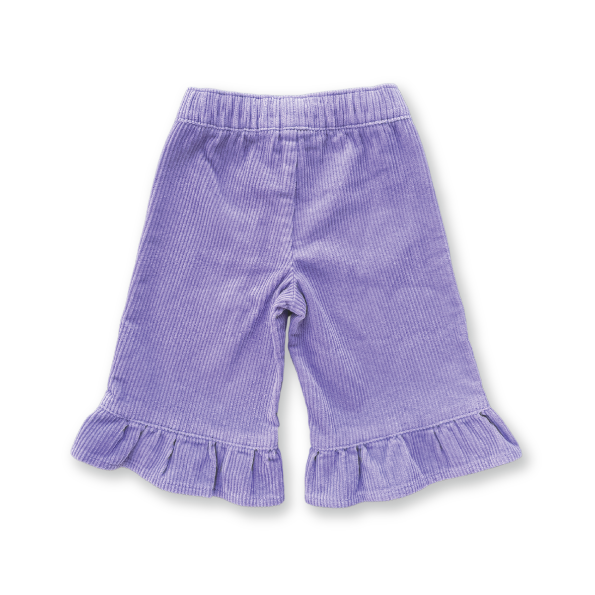 Grown Organic Frill Cord Pant Iris