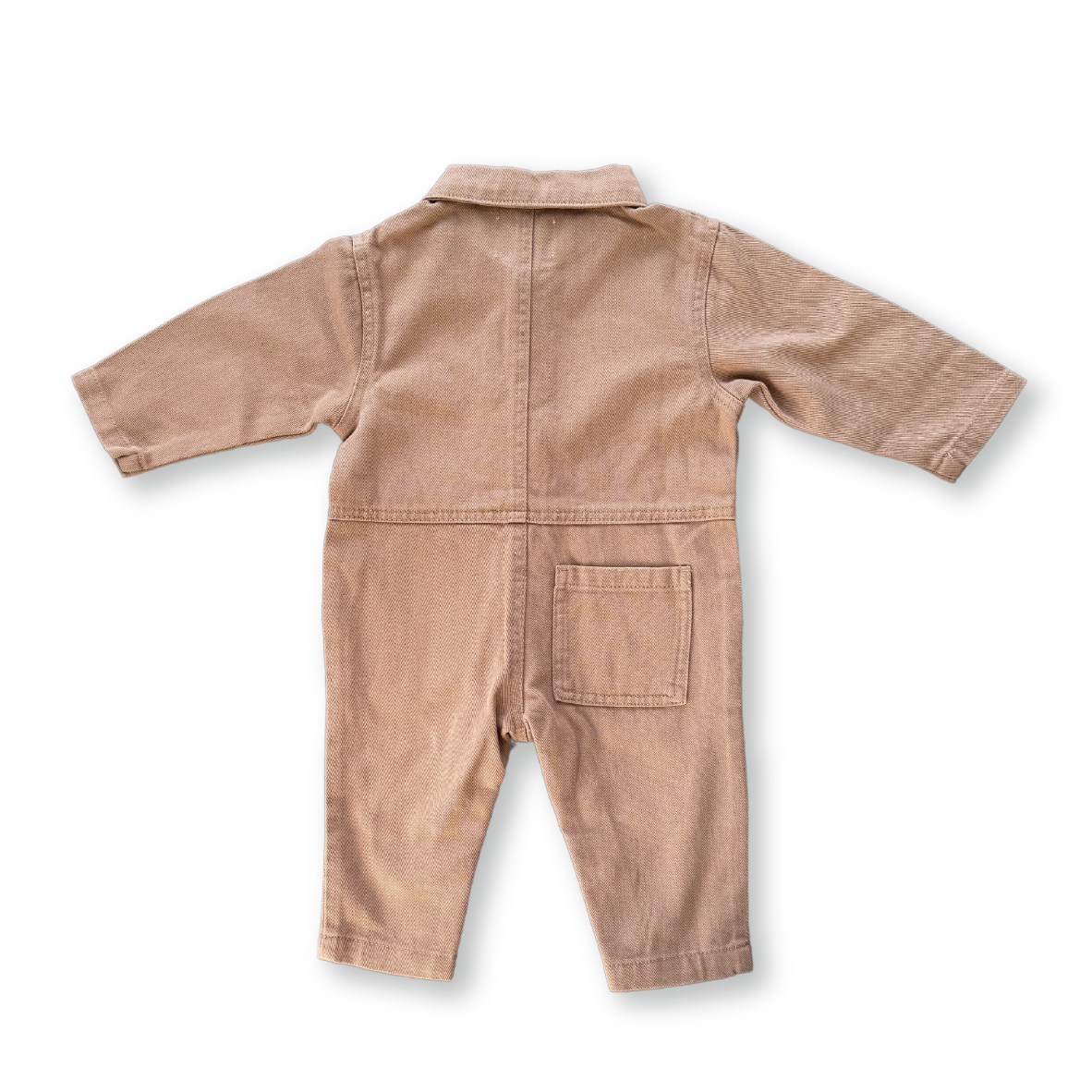 Grown Organic Denim Boilersuit Clay