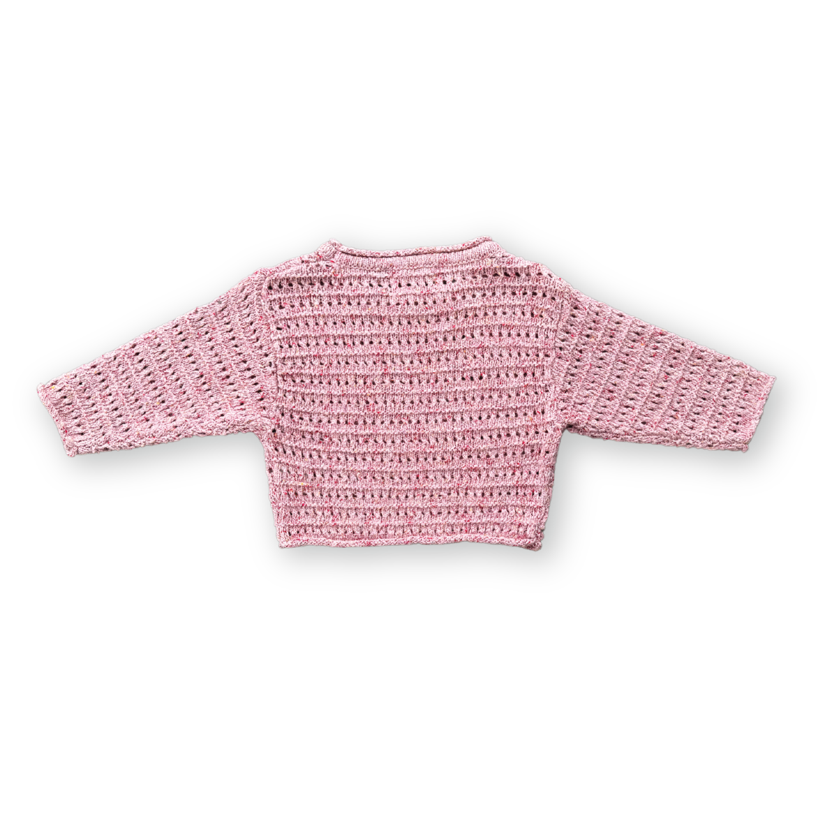 Grown Summer Open Knit Pullover Blossom