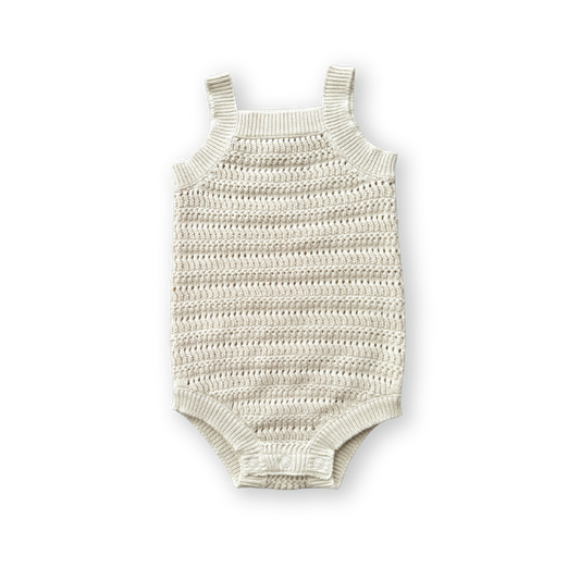 Grown Knitted Organic Singletsuit Dune