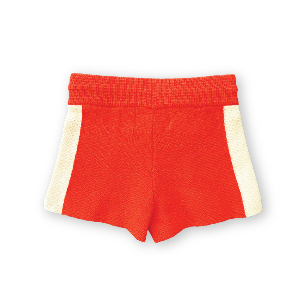 Grown Milano Knitted Shorts Rosso