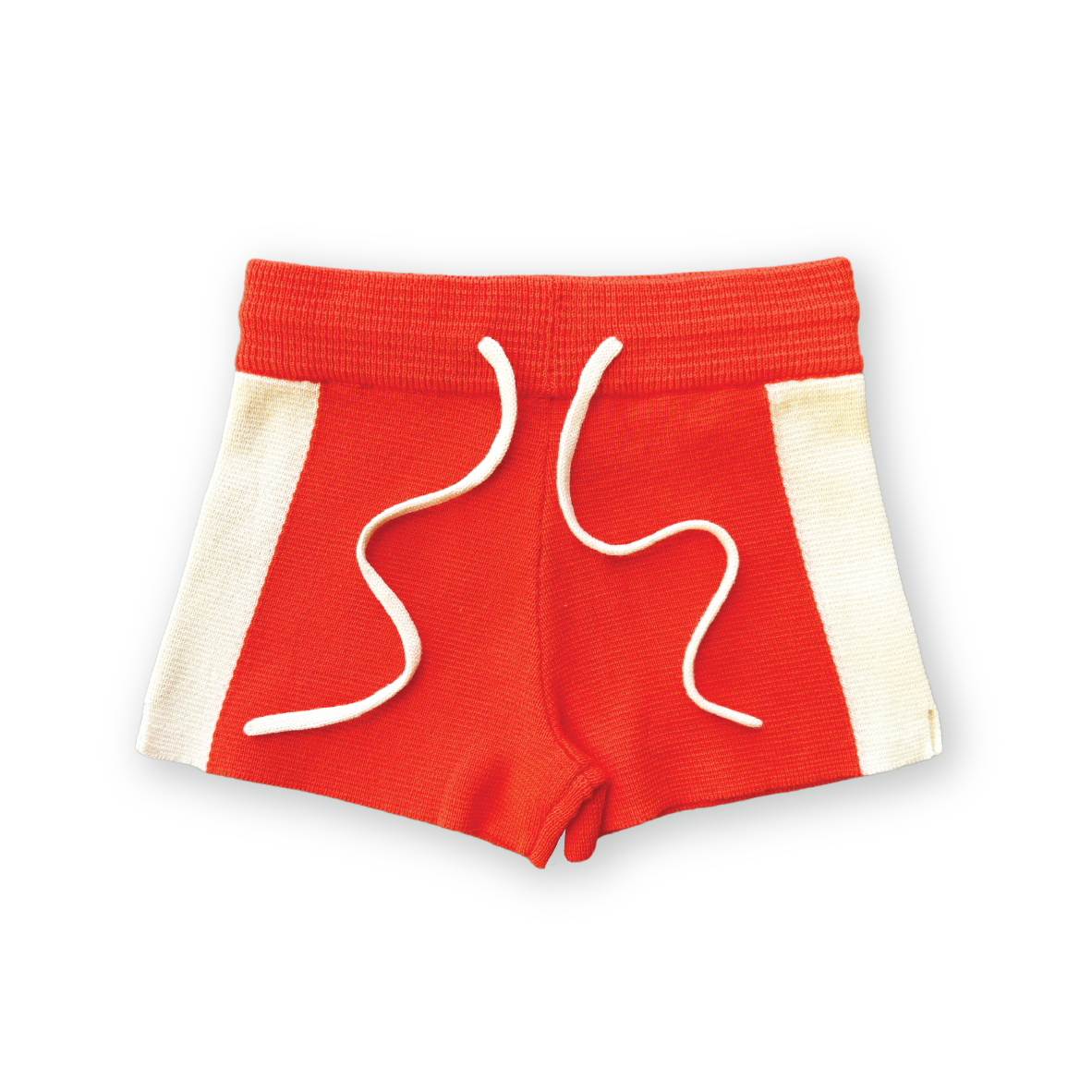 Grown Milano Knitted Shorts Rosso