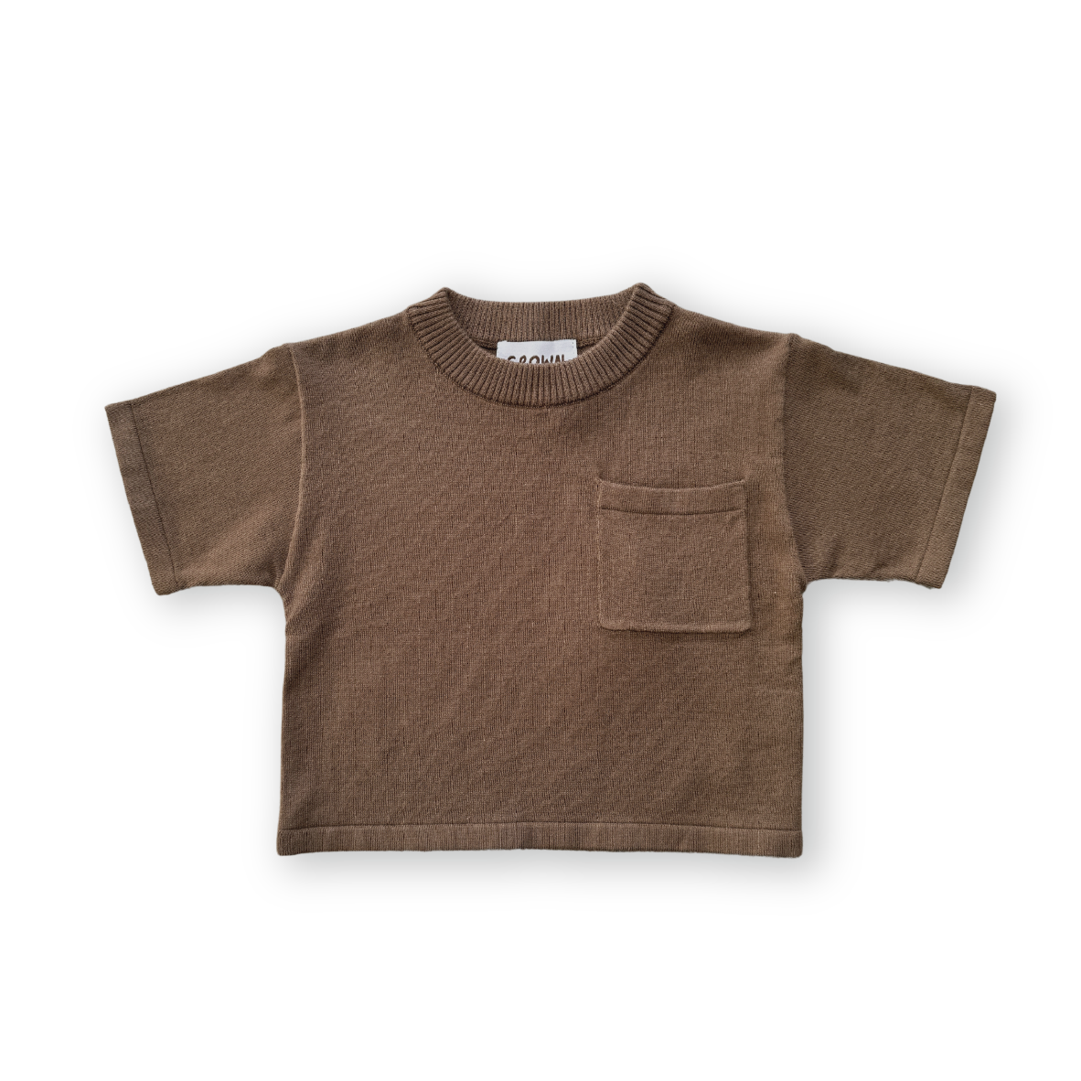 Grown Knitted Pocket Tee Cafe