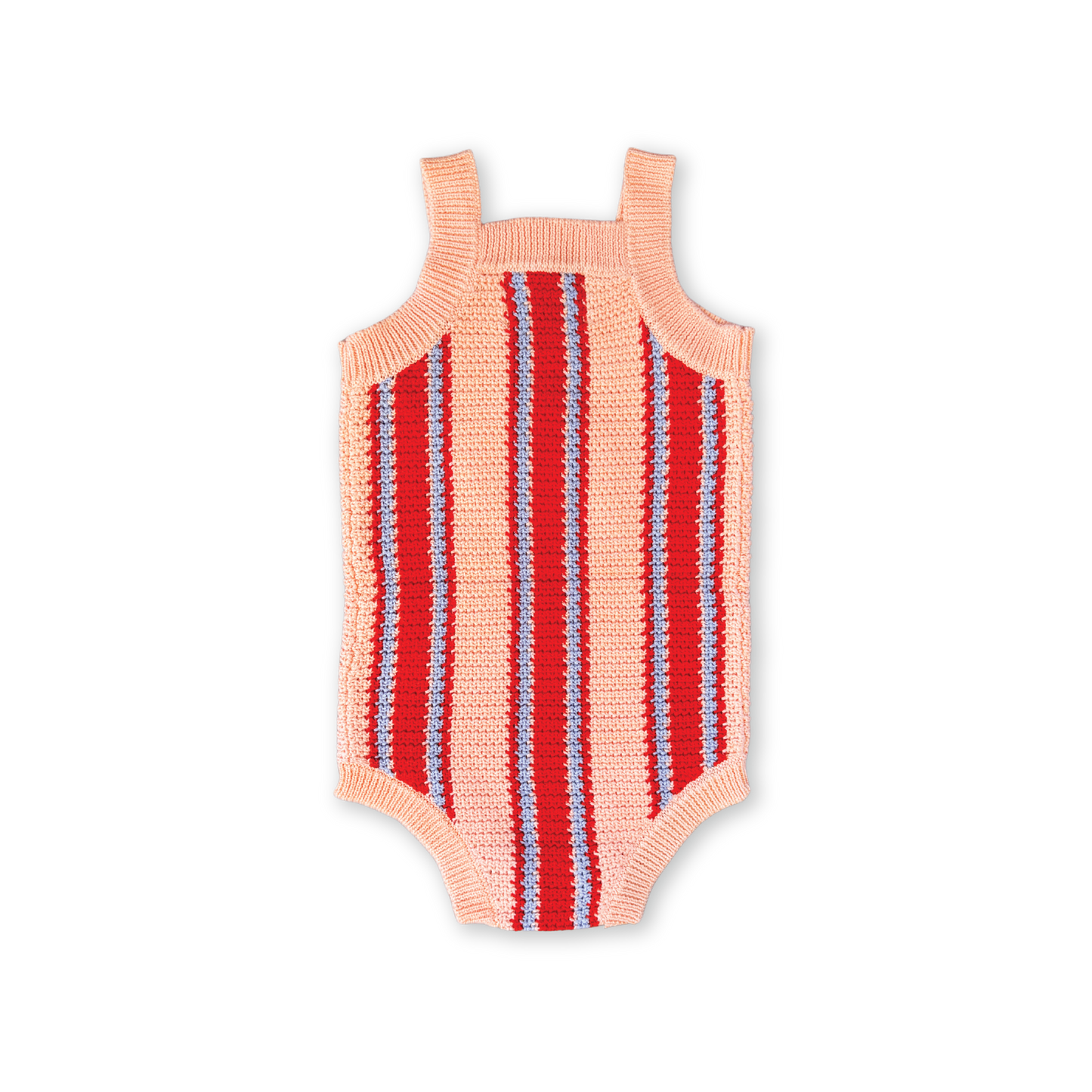 Grown Organic Island Stripe Shell Singletsuit