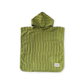 Grown Terry Towelling Flow Poncho Leaf