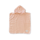 Grown Terry Towelling Flow Poncho Peachy