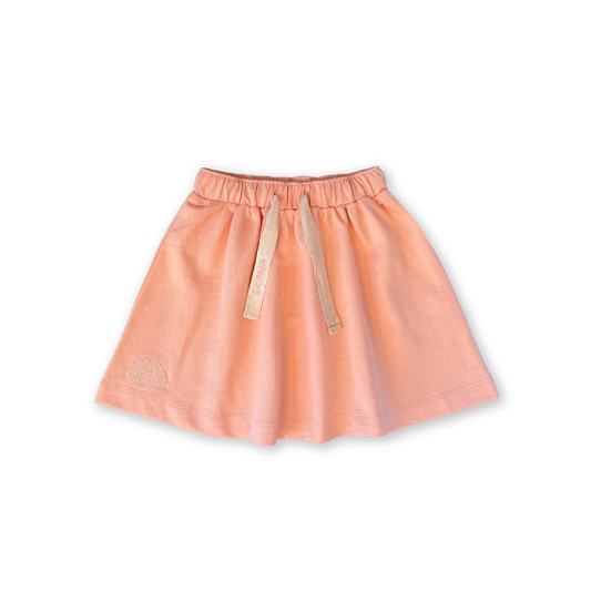 Grown French Terry Shell Skirt Peachy