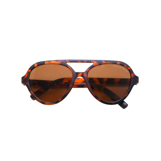 Grech & Co Aviator Classic Polarised Child Sunglasses Tortoise