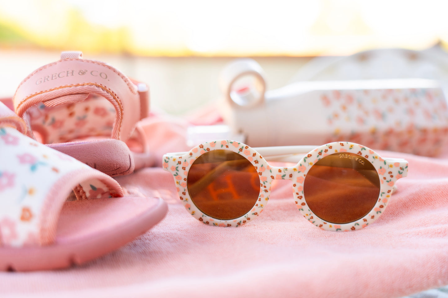 Grech & Co Original Round TAC Polarised Baby | Child Sunset Meadow