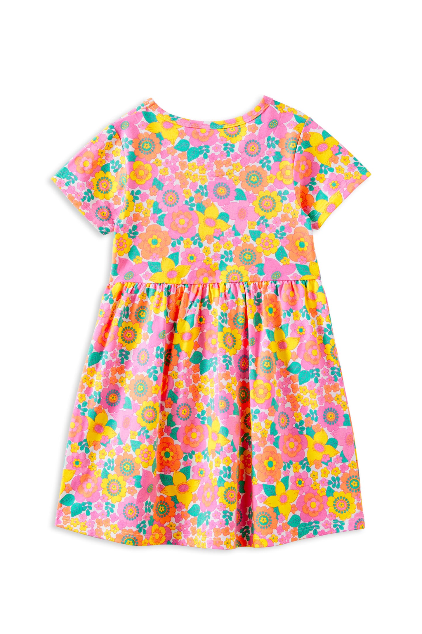 Milky Groovy Garden Dress