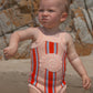 Grown Organic Island Stripe Shell Singletsuit