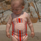 Grown Organic Island Stripe Shell Singletsuit