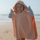 Grown Terry Towelling Flow Poncho Peachy