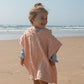 Grown Terry Towelling Flow Poncho Peachy