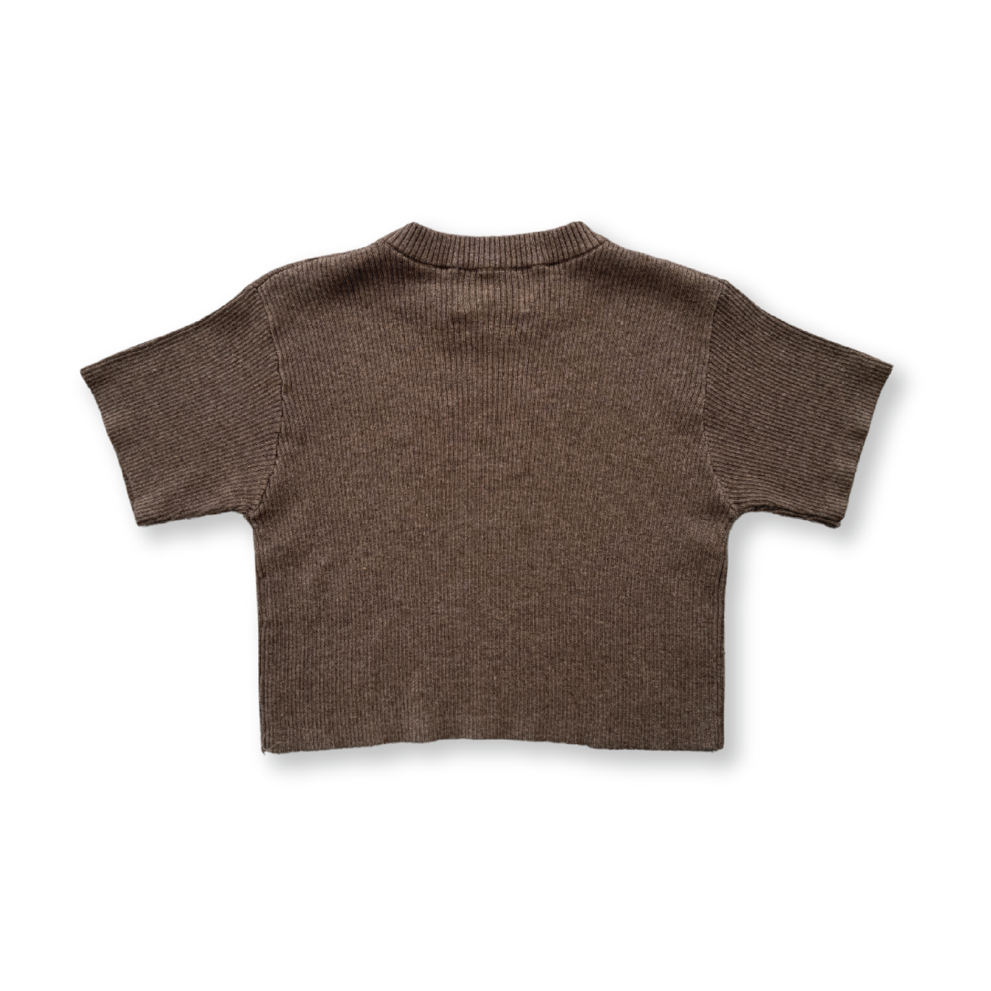 Grown Fishing Club Rib Tee Mud