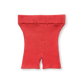 Grown Ribbed Bike Short Port Red