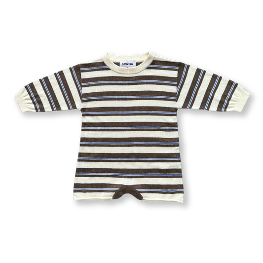 Grown Romper Sardine Stripe