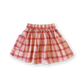 Grown Woven Stripe Skirt Tomato