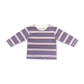 Grown Cotton Sports Stripe Long Sleeve Tee Mauve