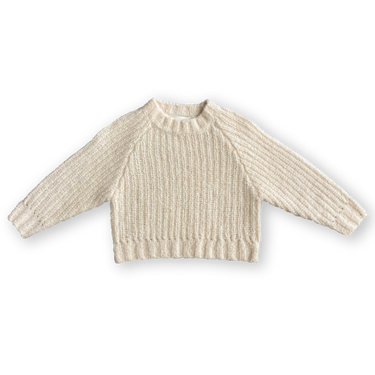 Grown Merino Wool Pull Over Milk