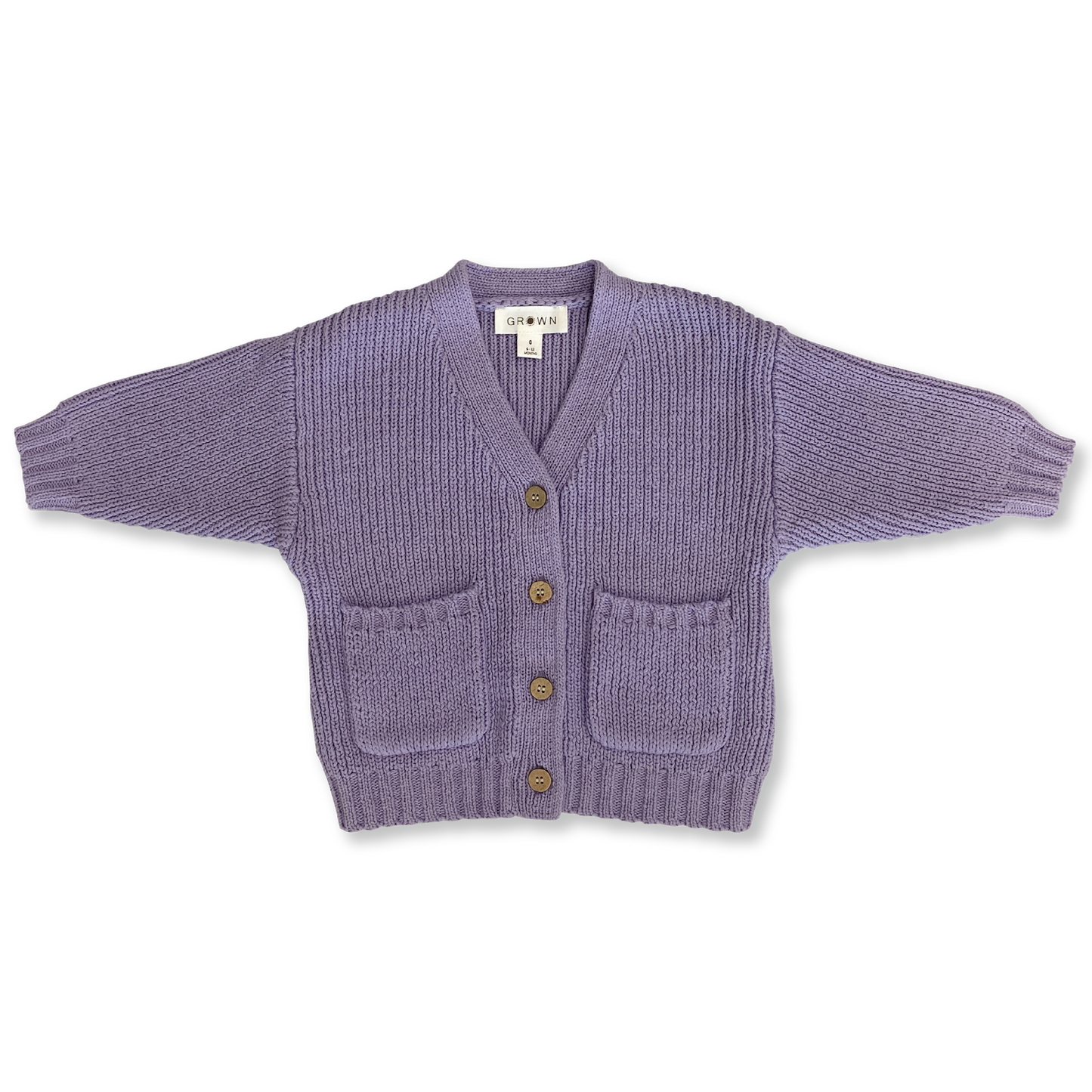 Grown Pocket Cardigan Iris