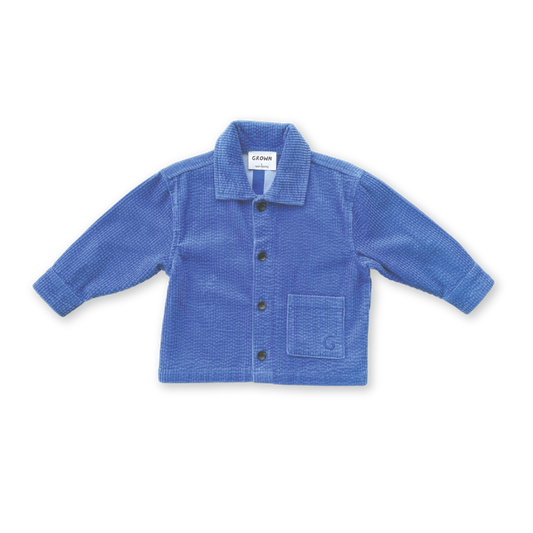 Grown Organic Relaxed Cord Shirt Sea