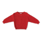 Grown Organic Textured Boucle Knit Pull Over Sauce