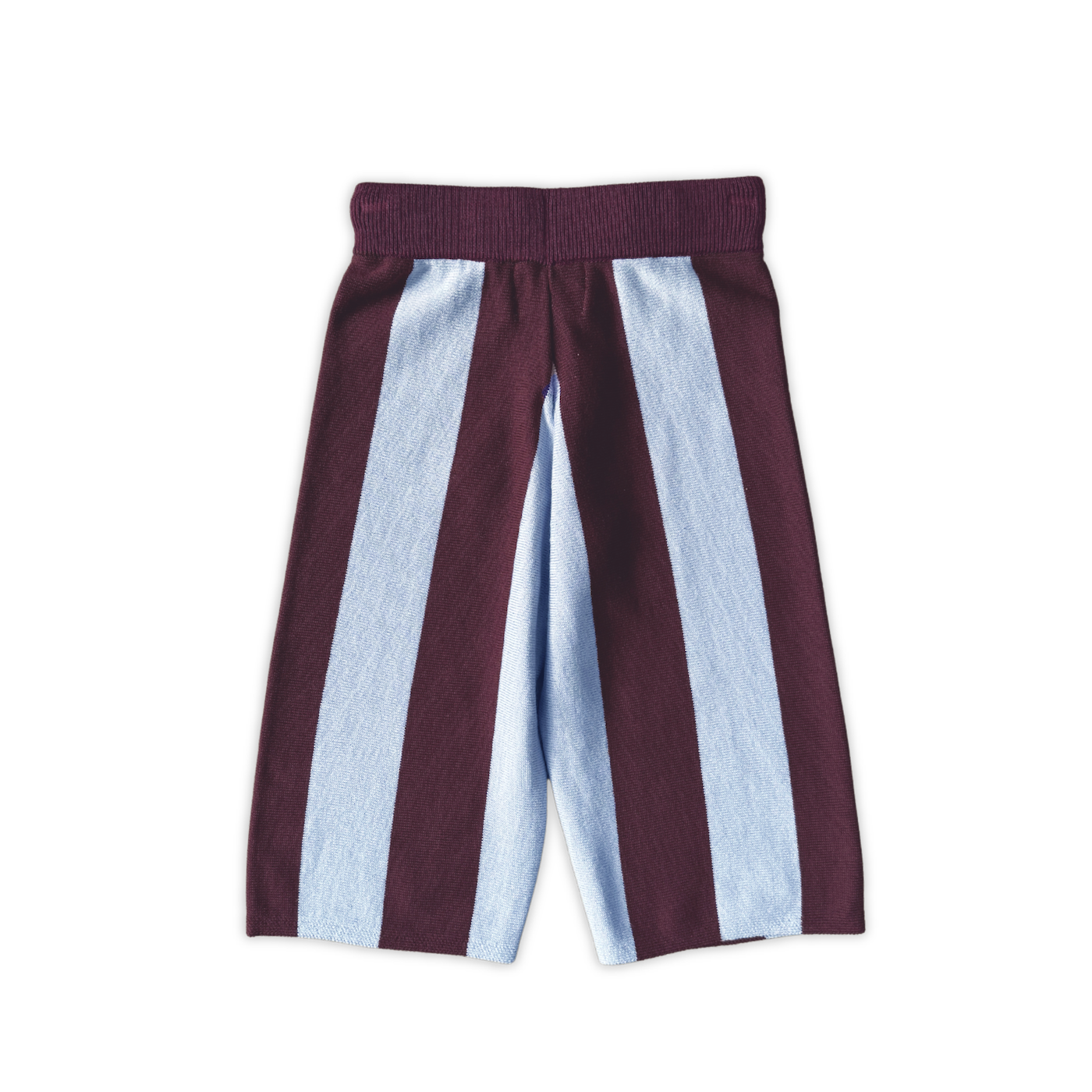 Grown Organic Striped Knit Pants Plum & Haze