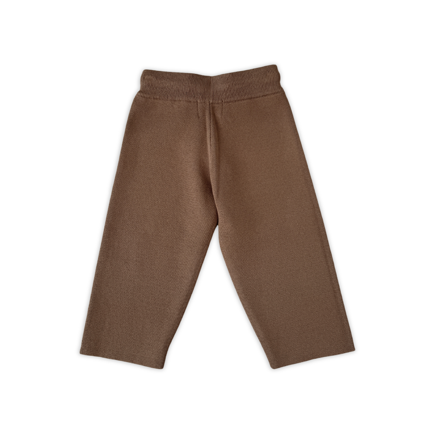 Grown Organic Striped Milano Knit Pants Espresso