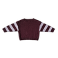 Grown Bloom Knit Pull Over Plum
