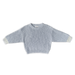 Grown Organic Essential Textured Knit Pull Over Haze