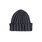 Grown Merino Blend Rib Knit Beanie Charcoal