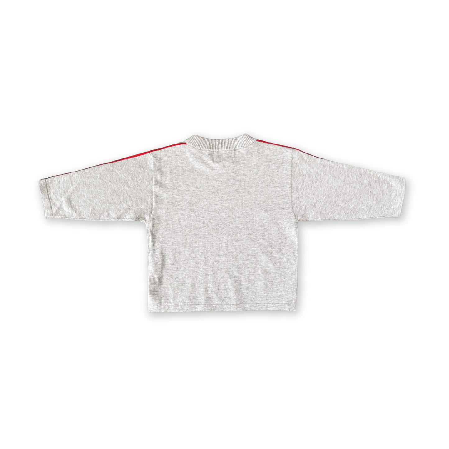 Grown Organic Seam Long Sleeve Knit Tee Grey Marle