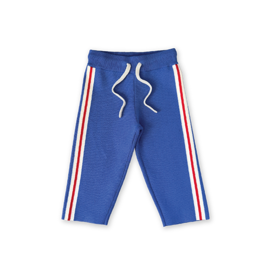 Grown Organic Tape Milano Knit Pant Cobalt