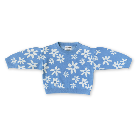 Grown Organic Wild Flower Knit Pull Over *Pre-order*