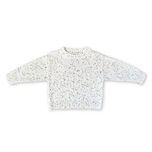 Grown Organic Funfetti Knit Pull Over Surf *Pre-order*