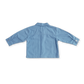 Grown Organic Canvas Utility Shirt Jacket Duck Egg